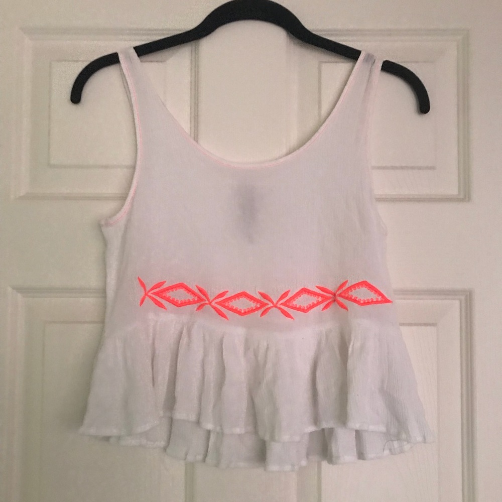 Sheer light weight crop top